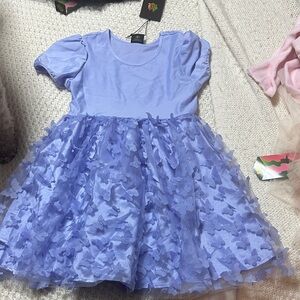 Elegant Purple Kids Formal Dress